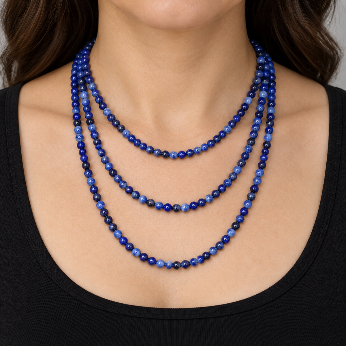 Madagascar Agate - necklace styling example