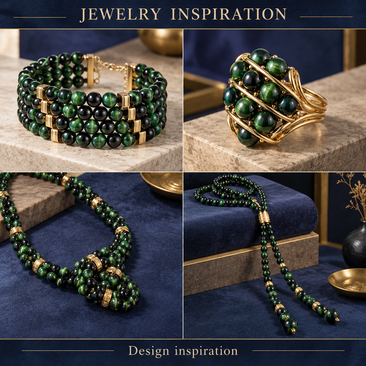 Green Tiger Eye - jewelry inspiration