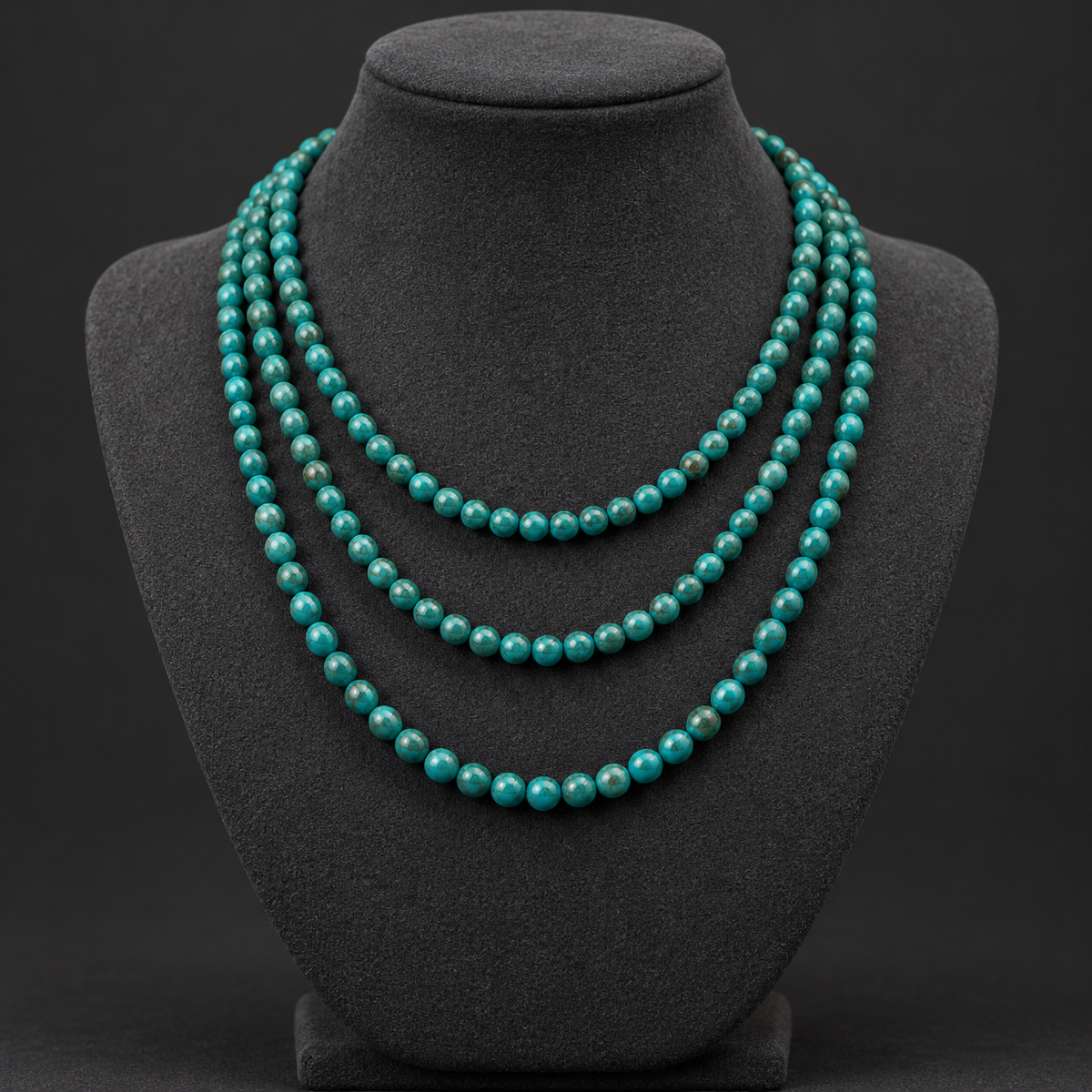Magnesite Turquoise - neck display