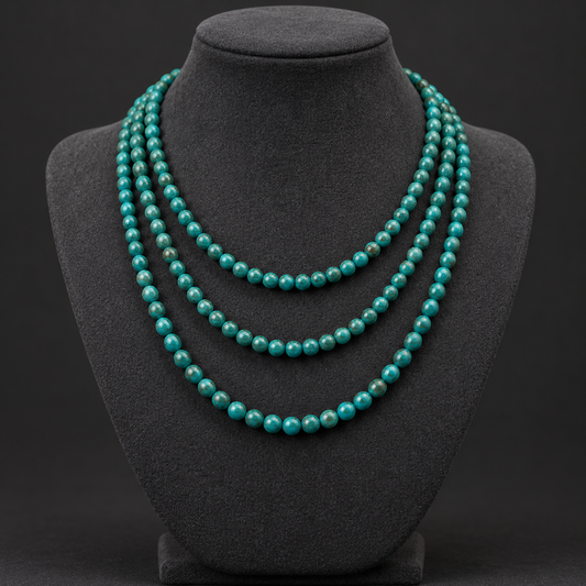 Magnesite Turquoise - neck display