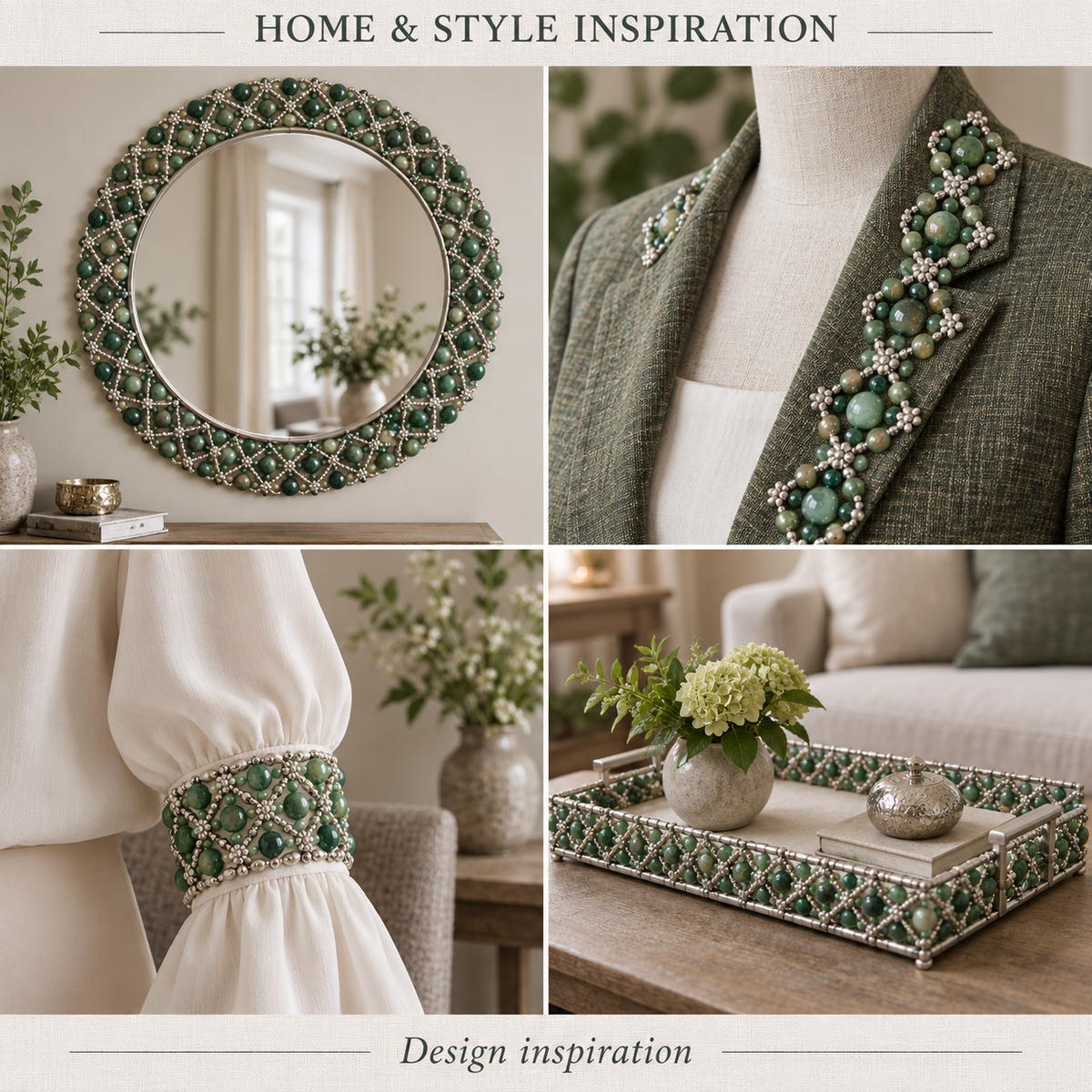 Dark Green Agate - home and accessory inspiration