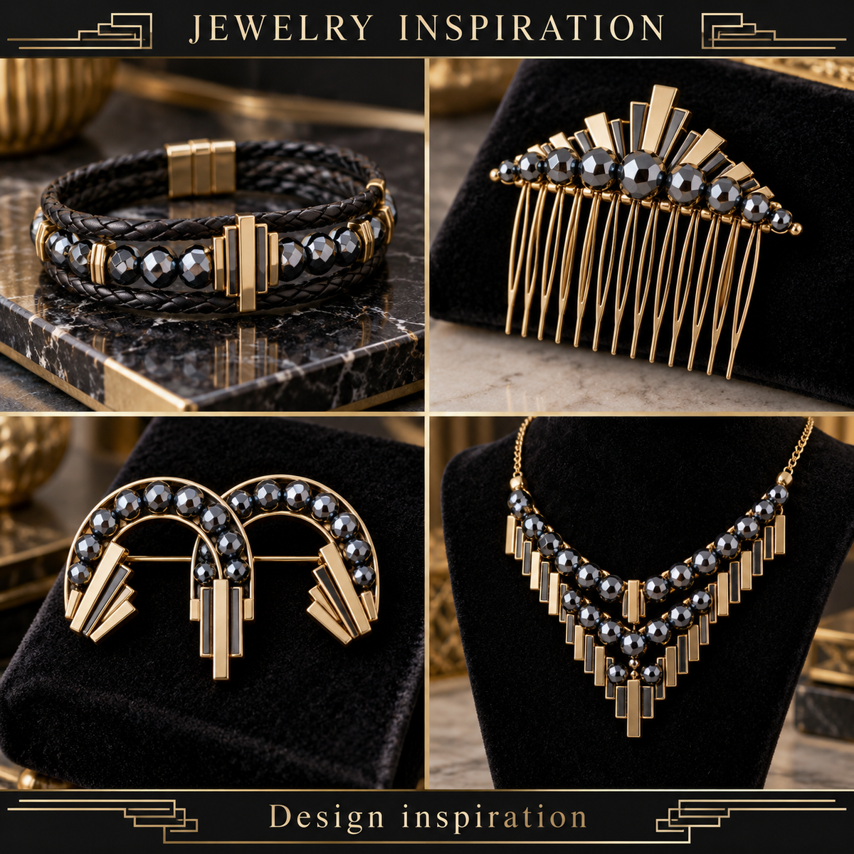 Hematite Round - jewelry inspiration