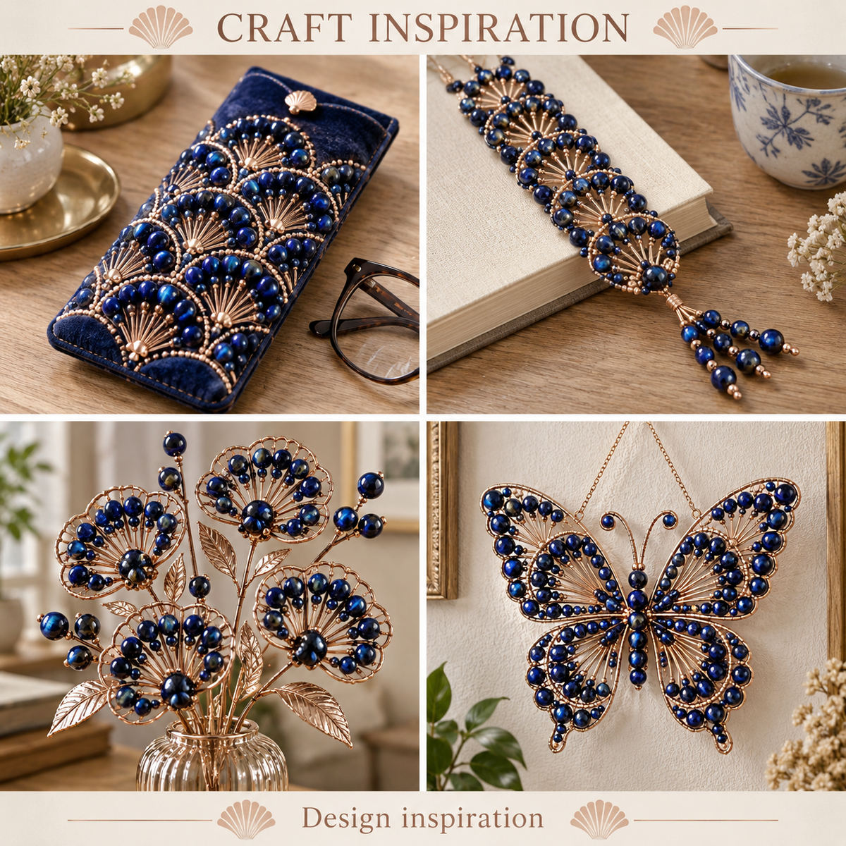 Blue Tiger Eye - craft inspiration