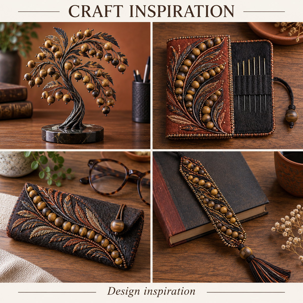 Matte Tiger Eye - craft inspiration