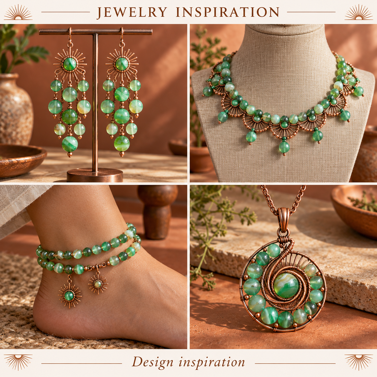 Green Lace Agate - jewelry inspiration