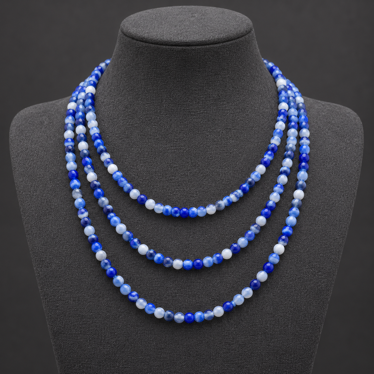 Blue Agate - neck display