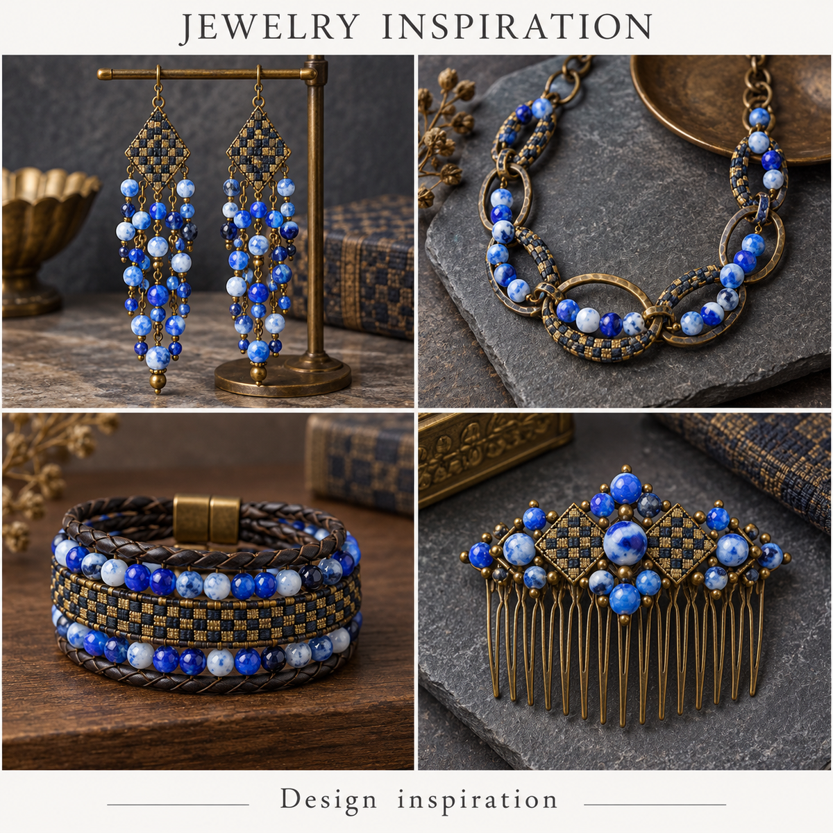 Blue Agate - jewelry inspiration