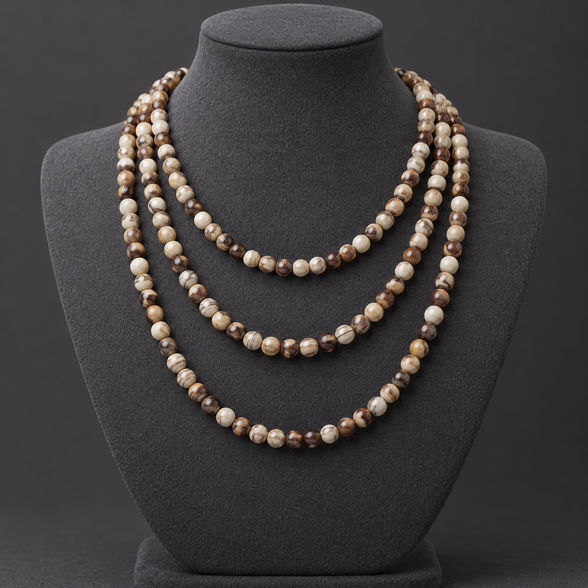 Zebra Jasper - neck display