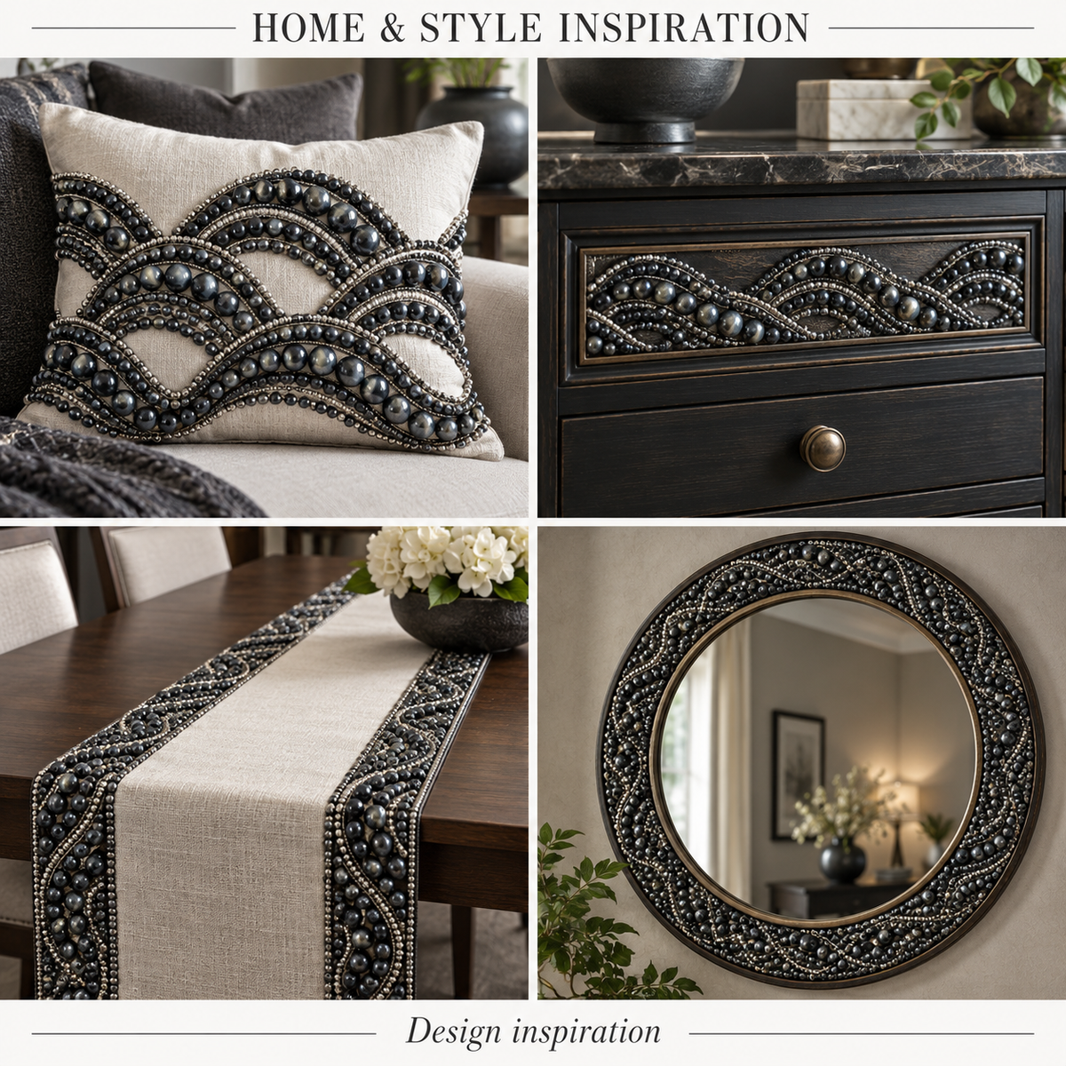 Black Gray Tiger Eye - home and accessory inspiration