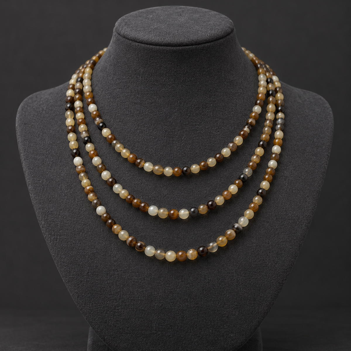 Botswana Agate - neck display