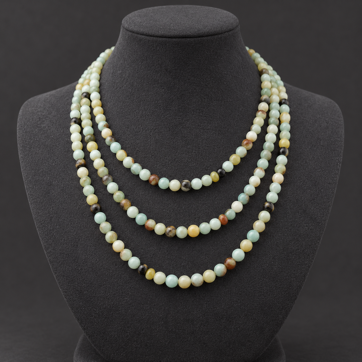 Amazonite Round - neck display
