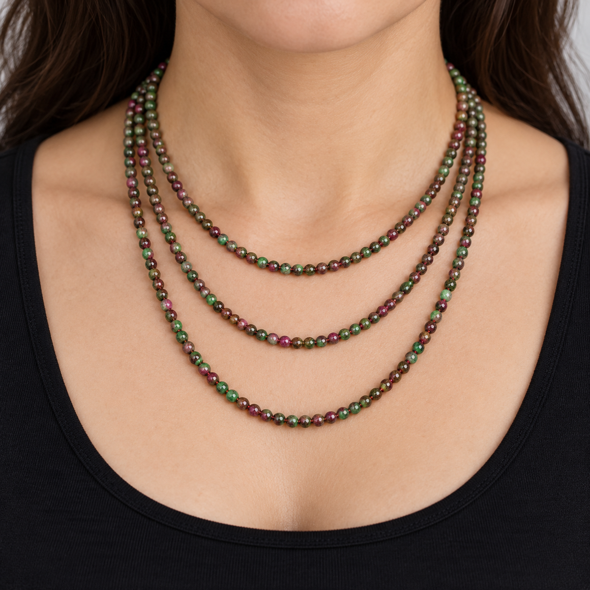 Golden Quartz - necklace styling example
