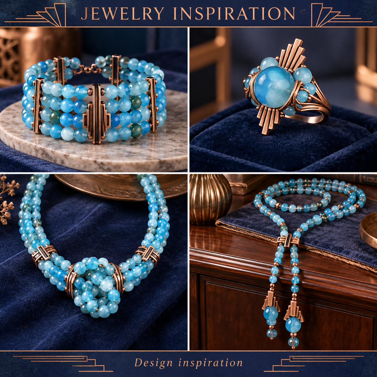 Blue Lace Agate - jewelry inspiration