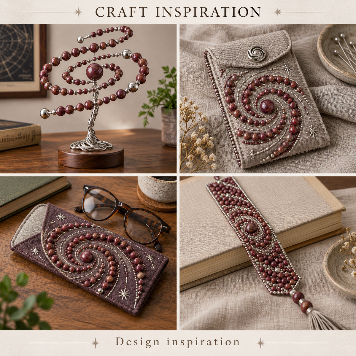 Golden Red Quartz - craft inspiration