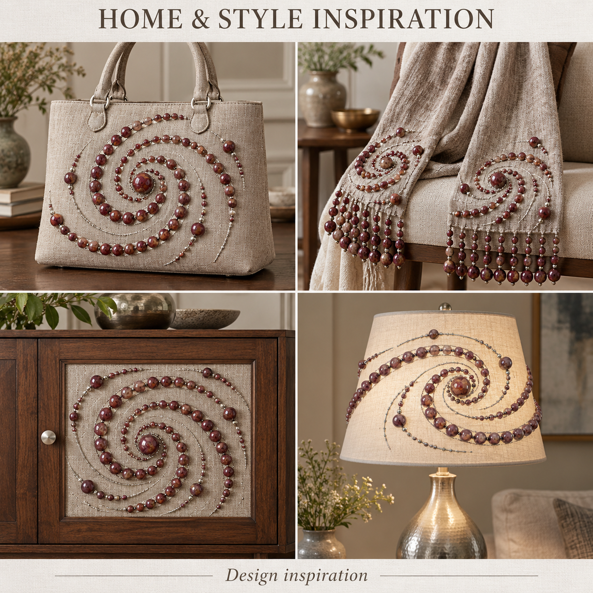 Golden Red Quartz - home and accessory inspiration