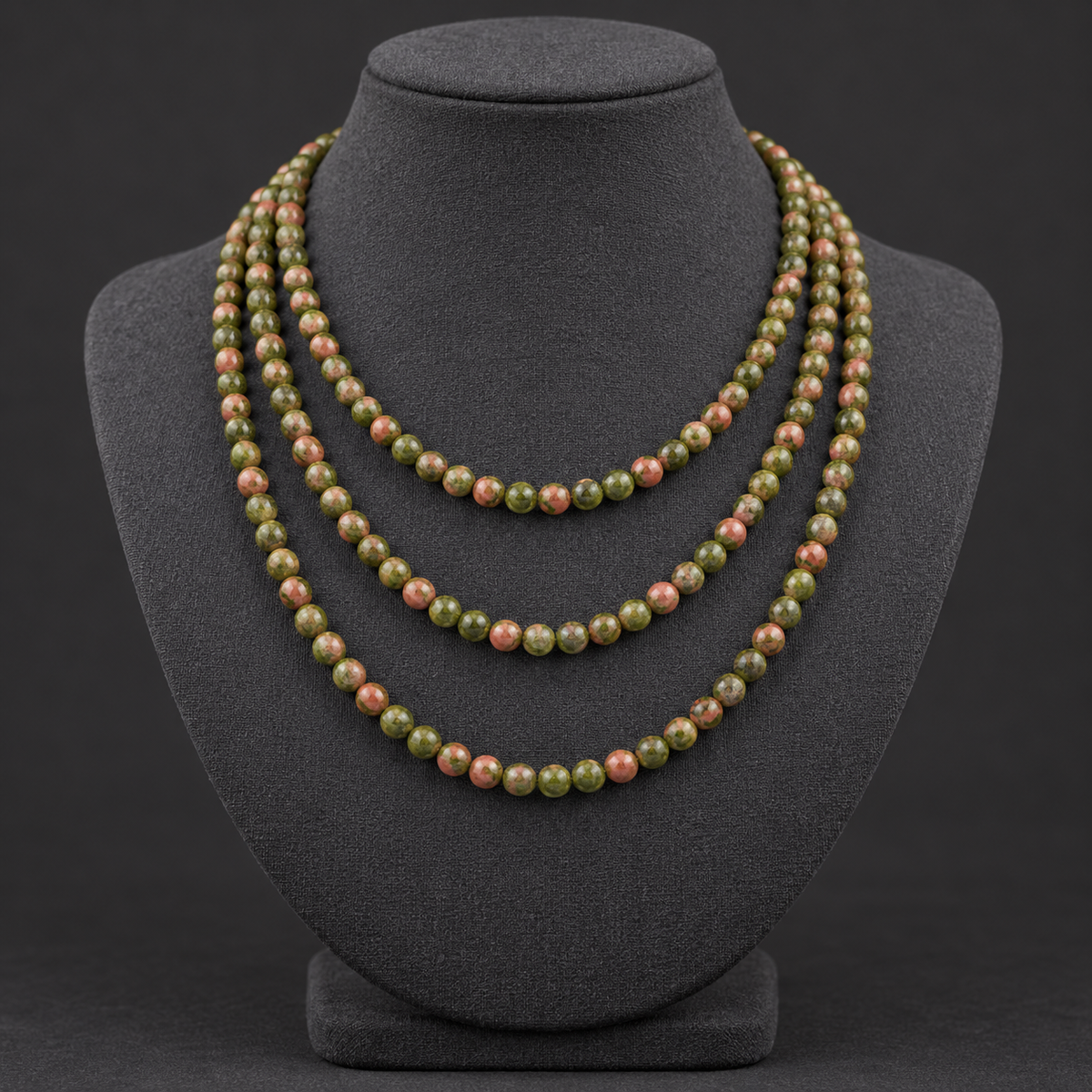 Unakite Round - neck display
