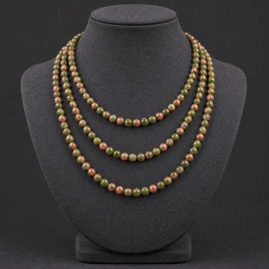 Unakite Round - neck display