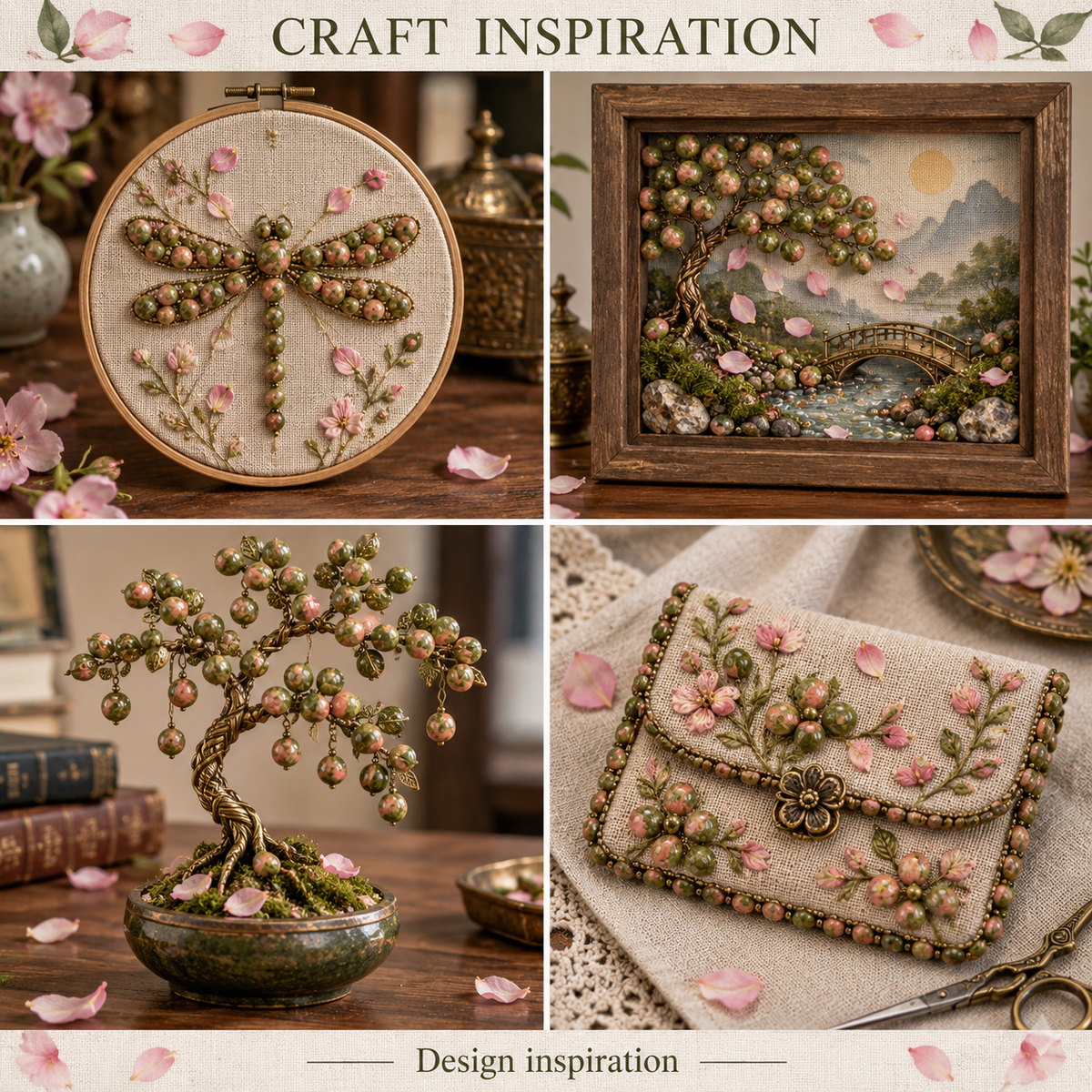 Unakite Round - craft inspiration