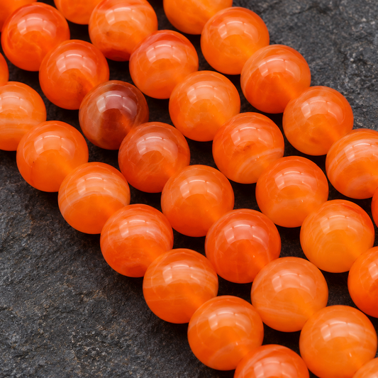 Orange Agate - dark close-up