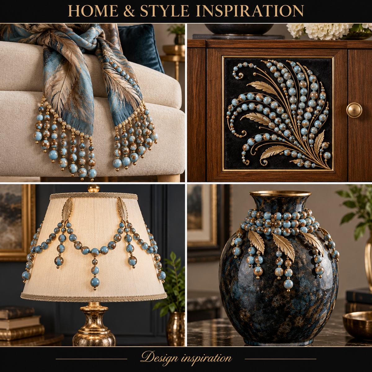 Golden Aqua Blue Quartz Natural Quartz - home and accessory inspiration