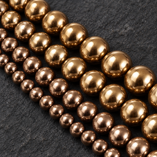 Coffee Bronze Hematite - dark close-up