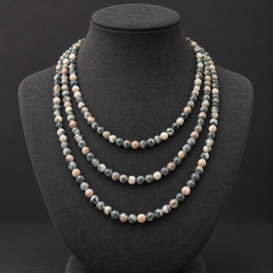 Zebra Jasper - neck display