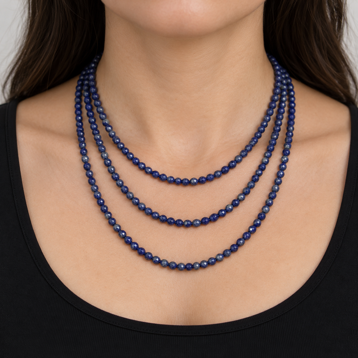 Lapis Lazuli - necklace styling example