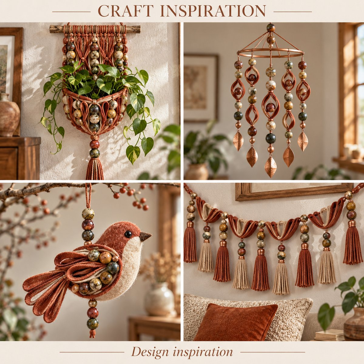 Picasso Red Greek Jasper - craft inspiration