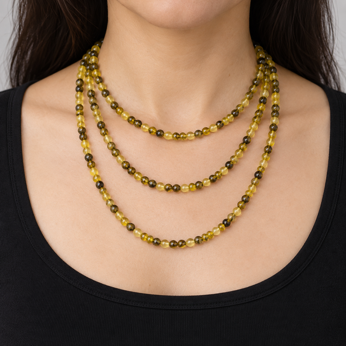 Dragon Vein - necklace styling example