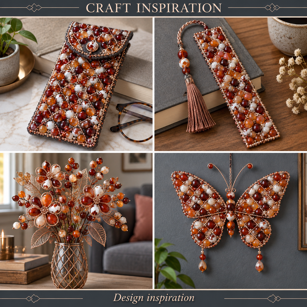 Orange Agate - craft inspiration
