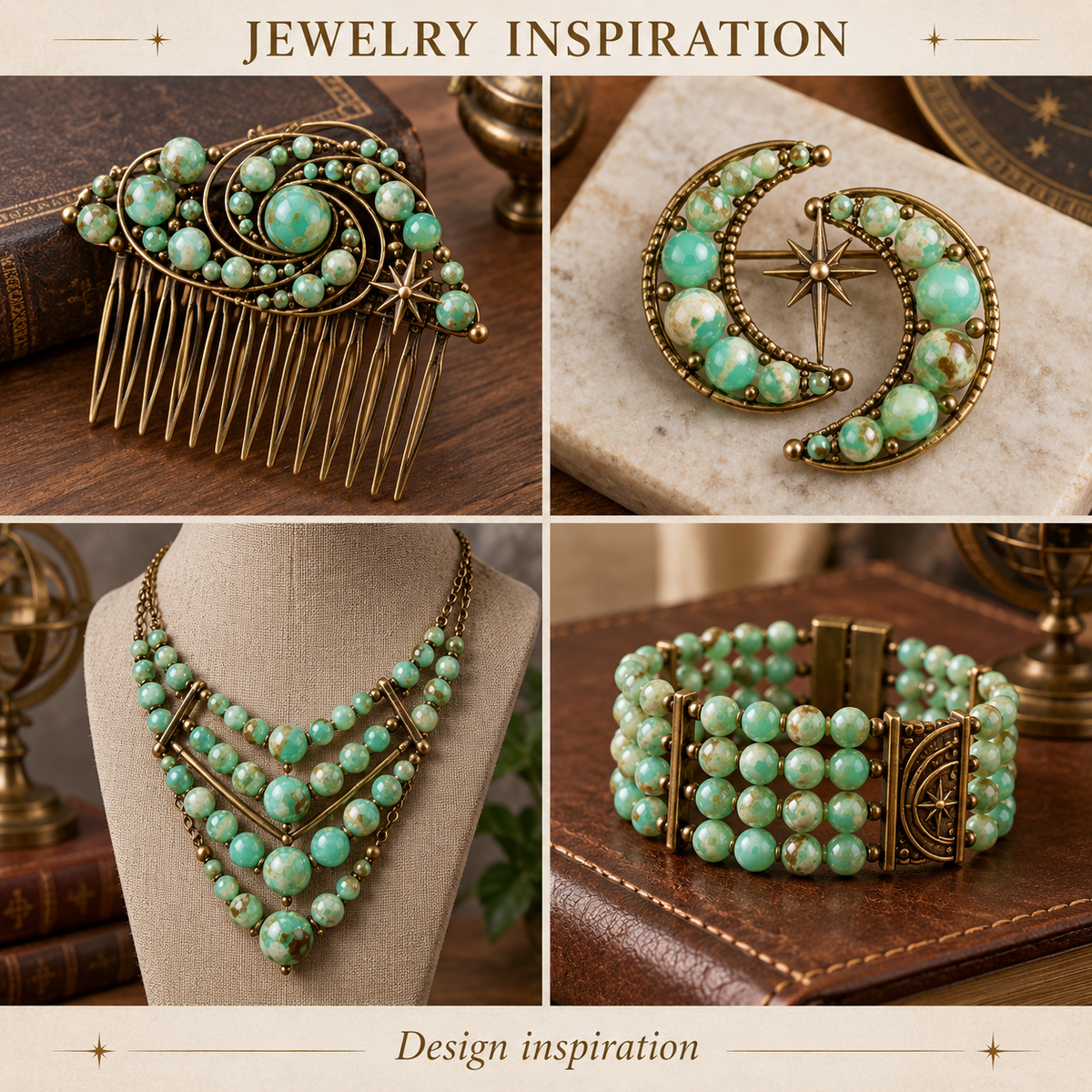 Green Shoushan Jasper - jewelry inspiration