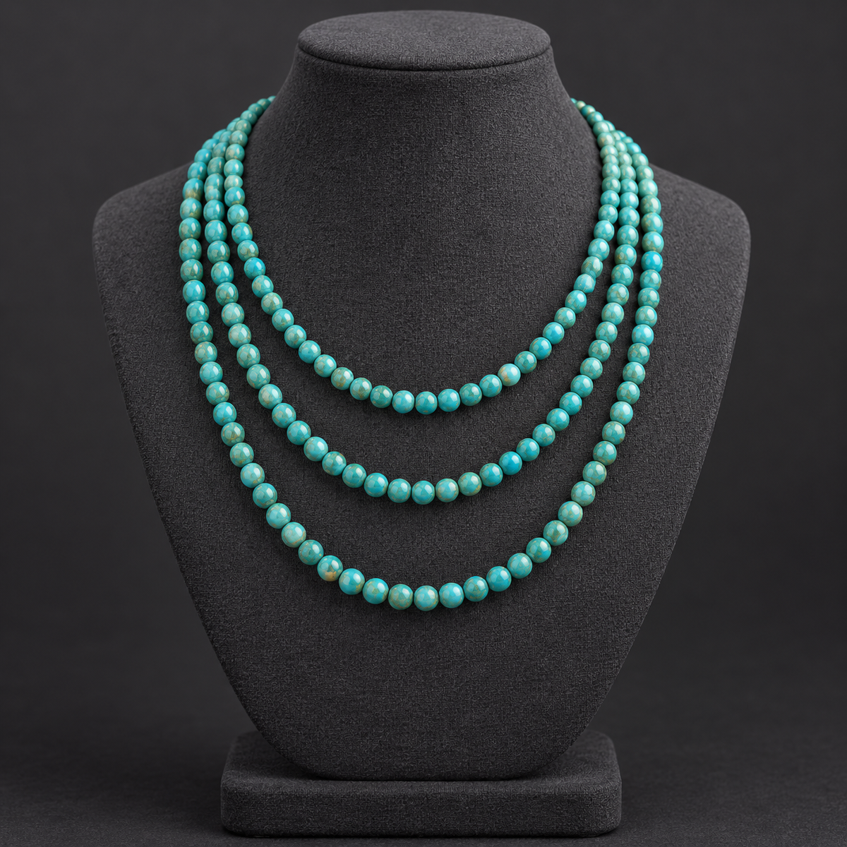 Magnesite Turquoise - neck display