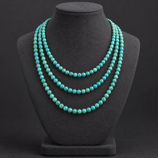 Magnesite Turquoise - neck display