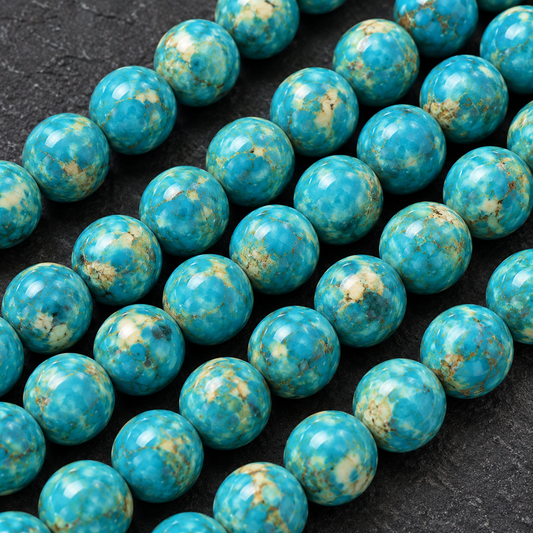 Magnesite Turquoise - dark close-up