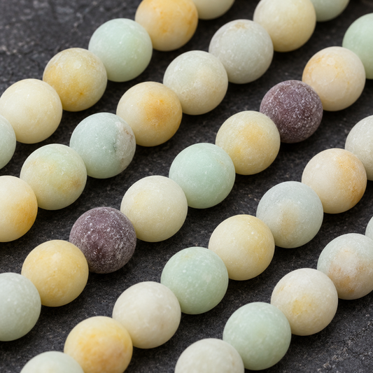 Amazonite - dark close-up