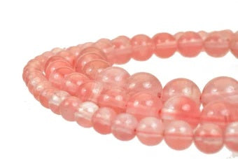 peach quartz gemstone round stone beads 6 mm 8 mm 10 mm natural healing stone chakra stones for jewelry making 335815848 j...