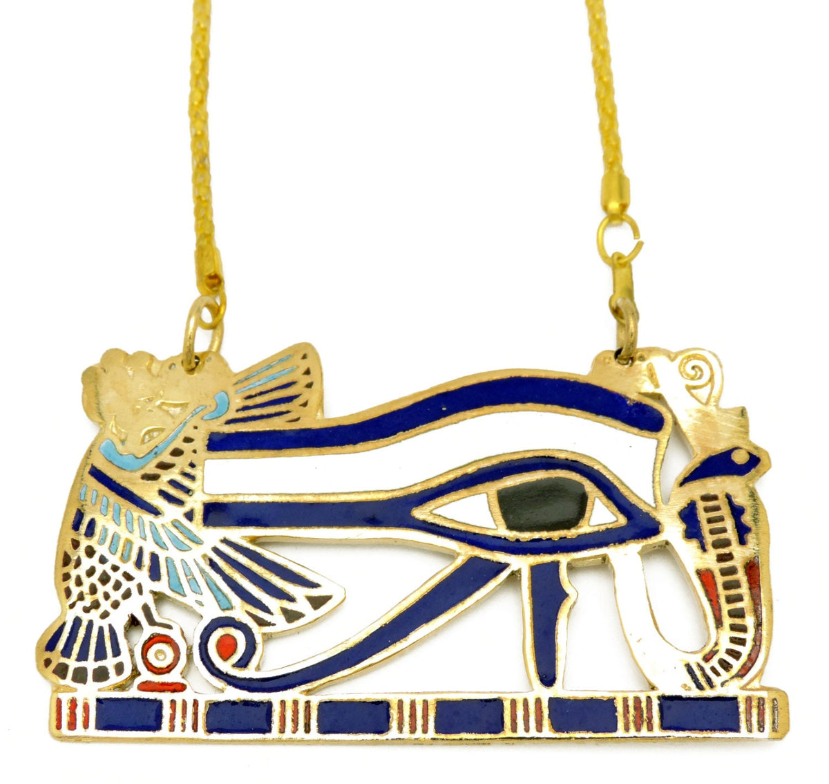 The Eye of Horus is an ancient Egyptian Eye symbol pendant 99x58mm jewelry making supplies