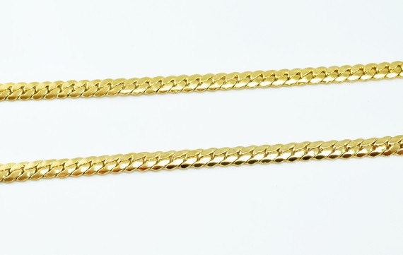 18K as Gold Filled* Chain 17.5" Inch CG291 jewelry making supplies - detail image 5