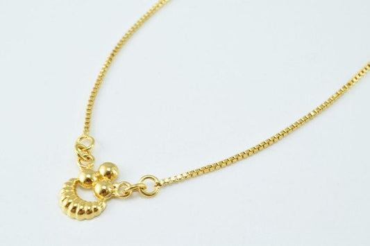 18K as Gold Filled* Chain 17.3" Inch CG145 jewelry making supplies