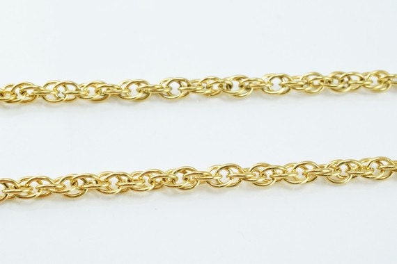 18K as Gold Filled* Chain 17.5" Inch CG159 jewelry making supplies - detail image 2