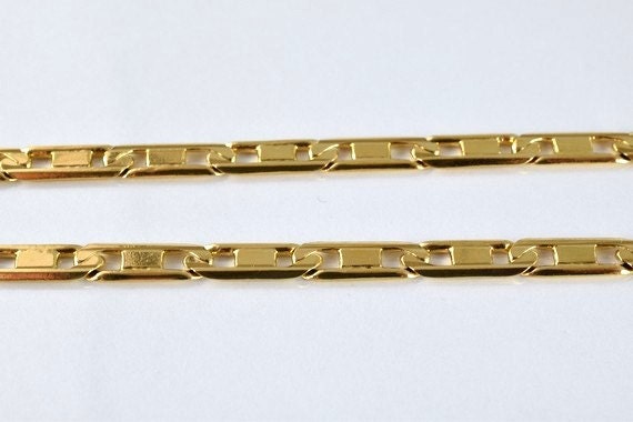 18K as Gold Filled* Chain 16" Inch Cg157 jewelry making supplies - detail image 3