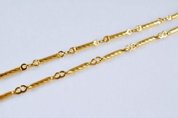 18K as Gold Filled* Chain 17" Inch Cg27 jewelry making supplies