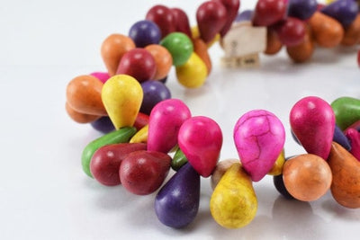 Multi Color Howlite TearDrop Gemstone Beads 9x15mm Size hole Strand Beads Natural healing stone chakra stones for Jewelry...