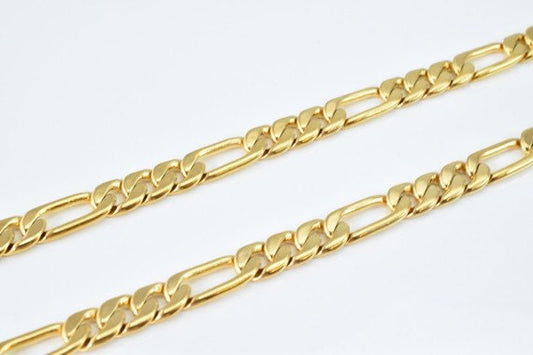 18K as Gold Filled* Chain 18" Inch Cg95 jewelry making supplies