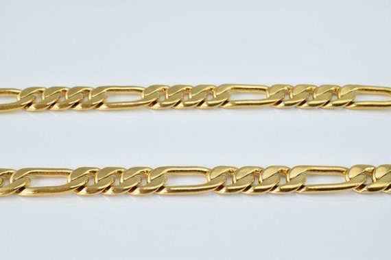 18K as Gold Filled* Chain 18" Inch Cg95 jewelry making supplies - detail image 2