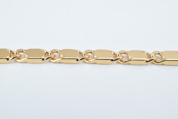 18K as Gold Filled* Chain 16.5" Inch Cg50 jewelry making supplies - detail image 4