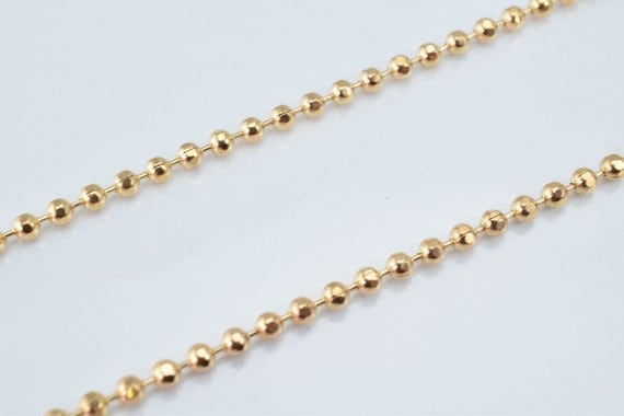 18K Pinky as Gold Filled* Chain 17.25" Inch Square Cg8 jewelry making supplies