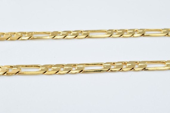 18K as Gold Filled* Chain 16" Inch Square Cg97 jewelry making supplies - detail image 3
