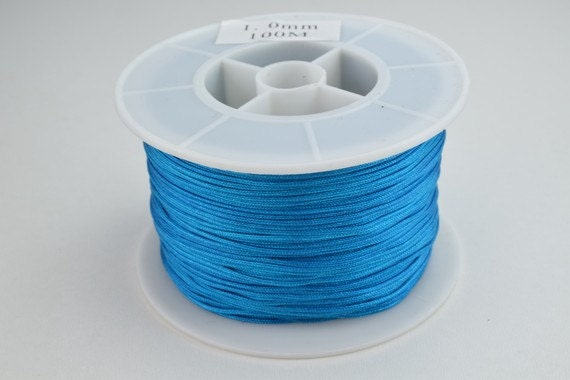 Nylon Cord Knot Shamballa Macrame Bead Beading Size 1mm Thread Cord jewelry making supplies - detail image 3