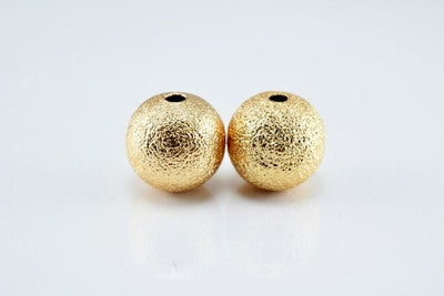 10mm Gold Filled EP Stardust Round Ball Bead Jewelry Supply GF3362 jewelry making supplies - detail image 3